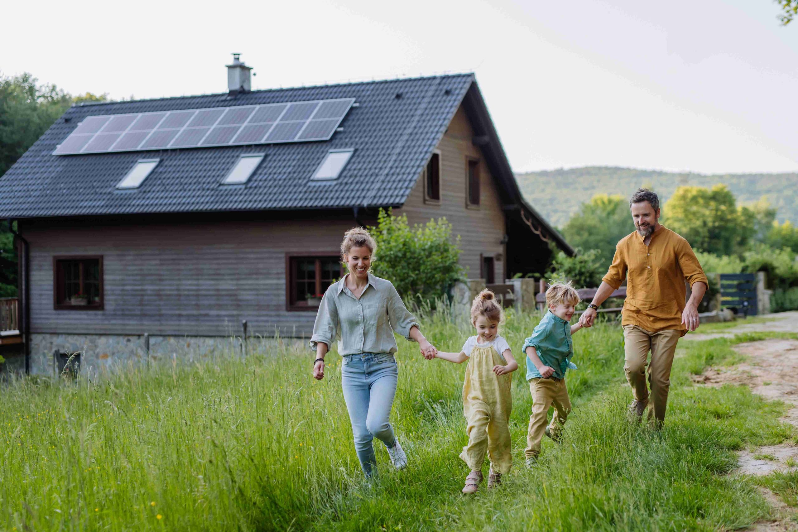 Famille maison écologique