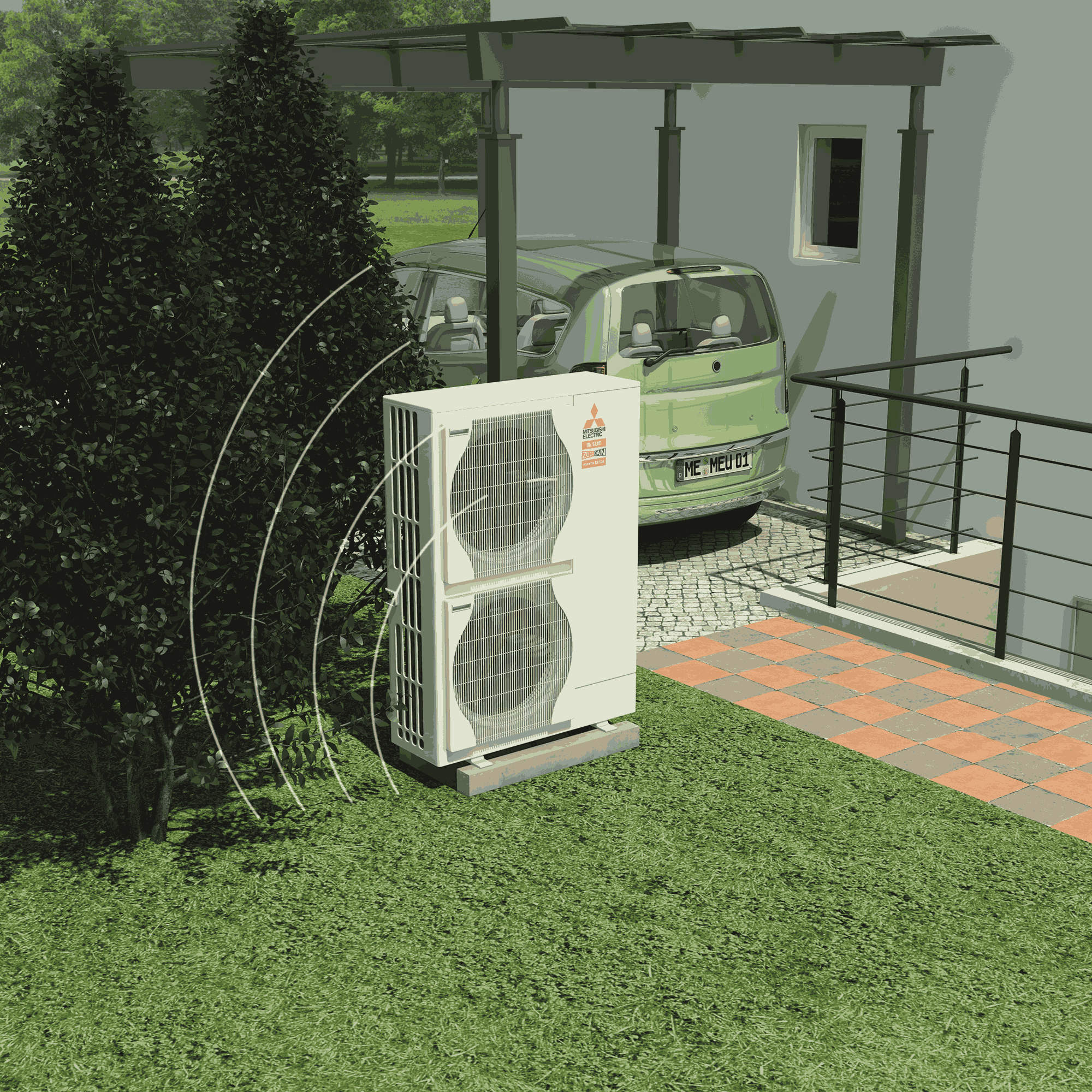 Mitsubishi Eco inverter 8 kW